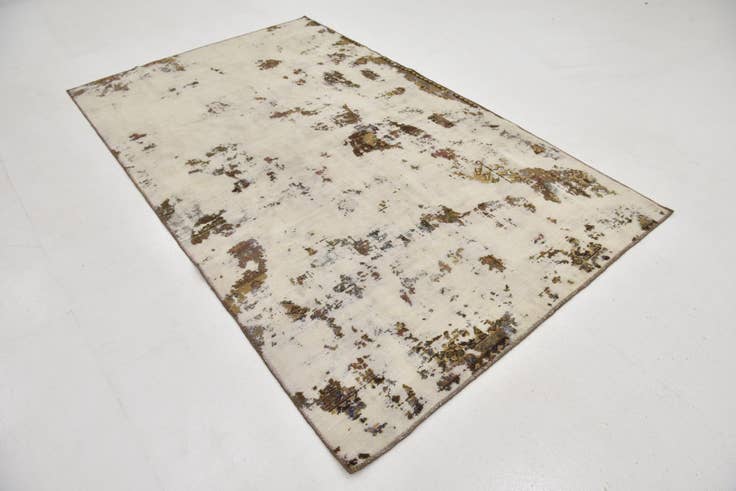 Detail image of 5' 3 x 8' 7 Hand Knotted Ultra Vintage Persian Wool Rug