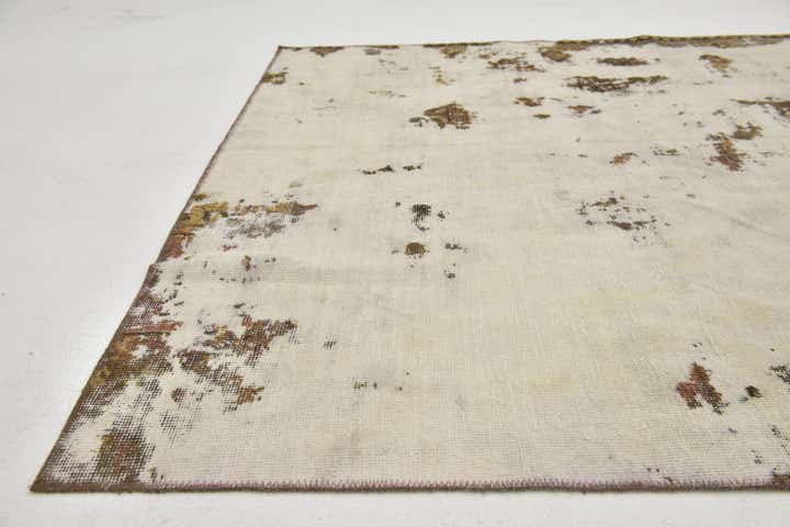 5' 3 x 8' 7 Hand Knotted Ultra Vintage Persian Wool Rug