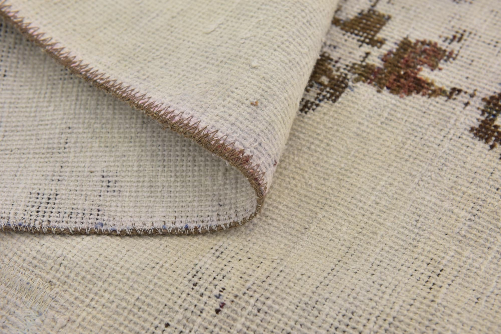 5' 3 x 8' 7 Hand Knotted Ultra Vintage Persian Wool Rug