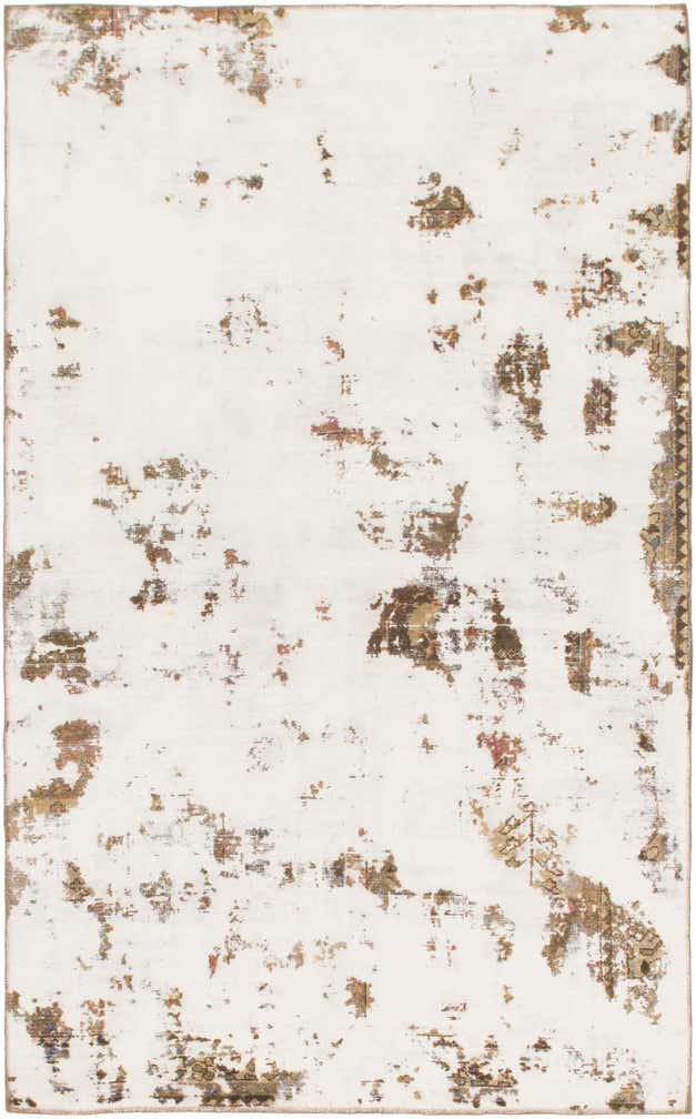 5' 3 x 8' 7 Hand Knotted Ultra Vintage Persian Wool Rug