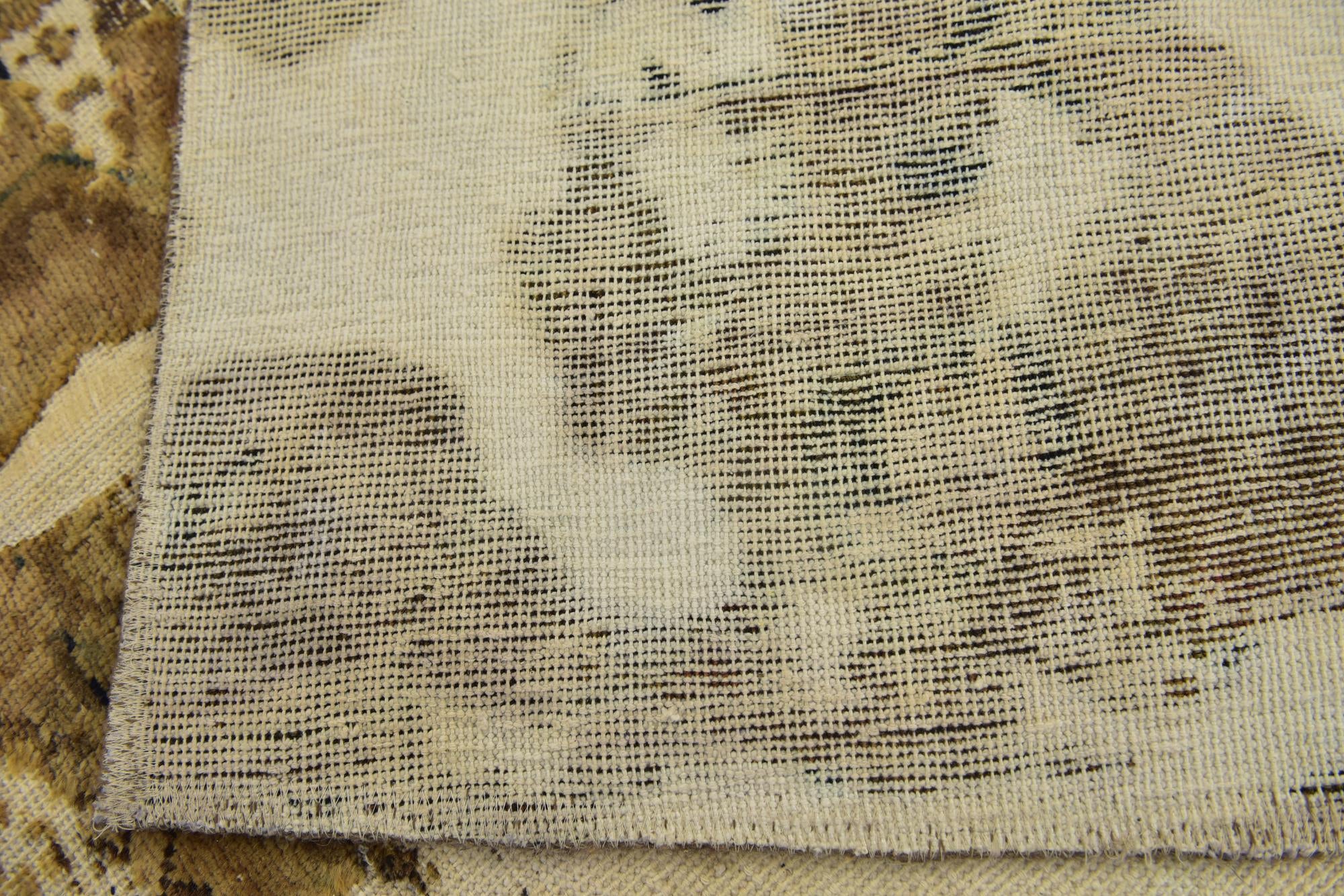 5' 10 x 9' 3 Hand Knotted Ultra Vintage Persian Wool Rug