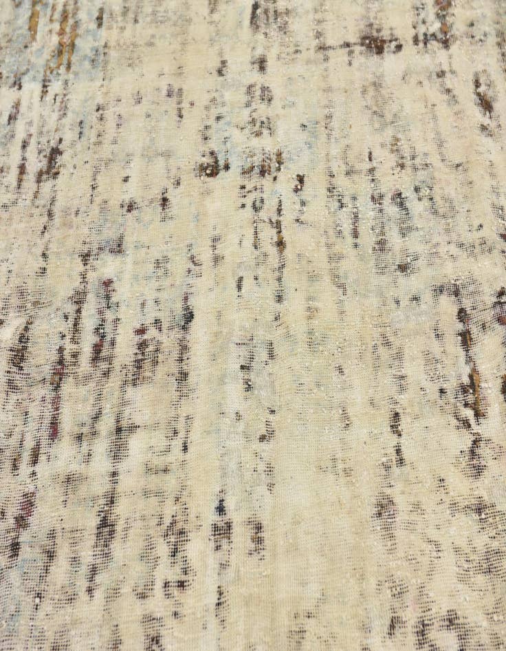 Detail image of 6' 2 x 9' 2  Hand Knotted Ultra Vintage Persian Wool Rug