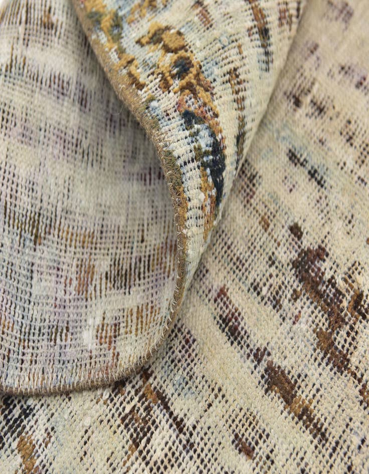 Detail image of 6' 2 x 9' 2  Hand Knotted Ultra Vintage Persian Wool Rug