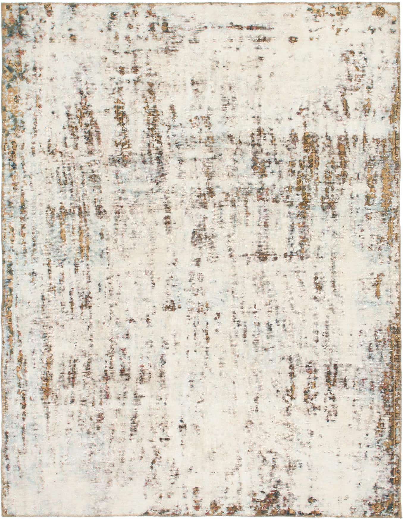 Primary image 6' 2 x 9' 2  Hand Knotted Ultra Vintage Persian Wool Rug