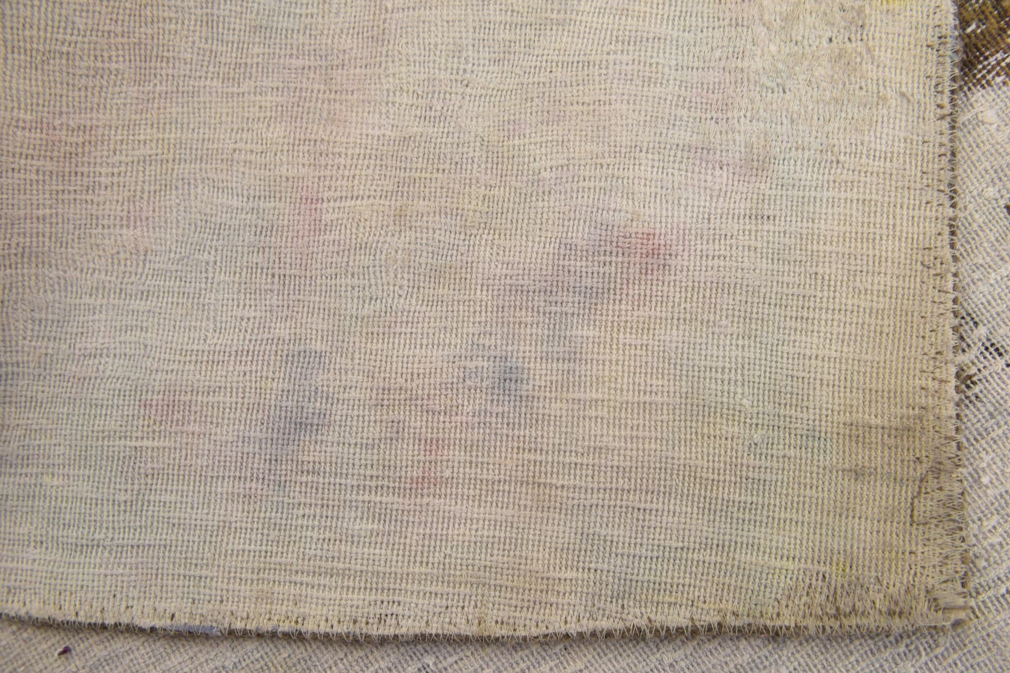 6' 2 x 10' Hand Knotted Ultra Vintage Persian Wool Rug