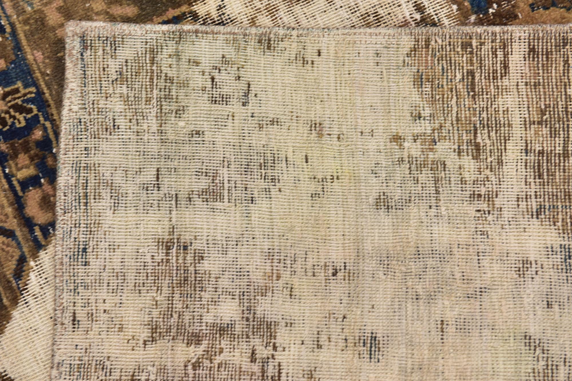 6' 8 x 9' 3 Hand Knotted Ultra Vintage Persian Wool Rug
