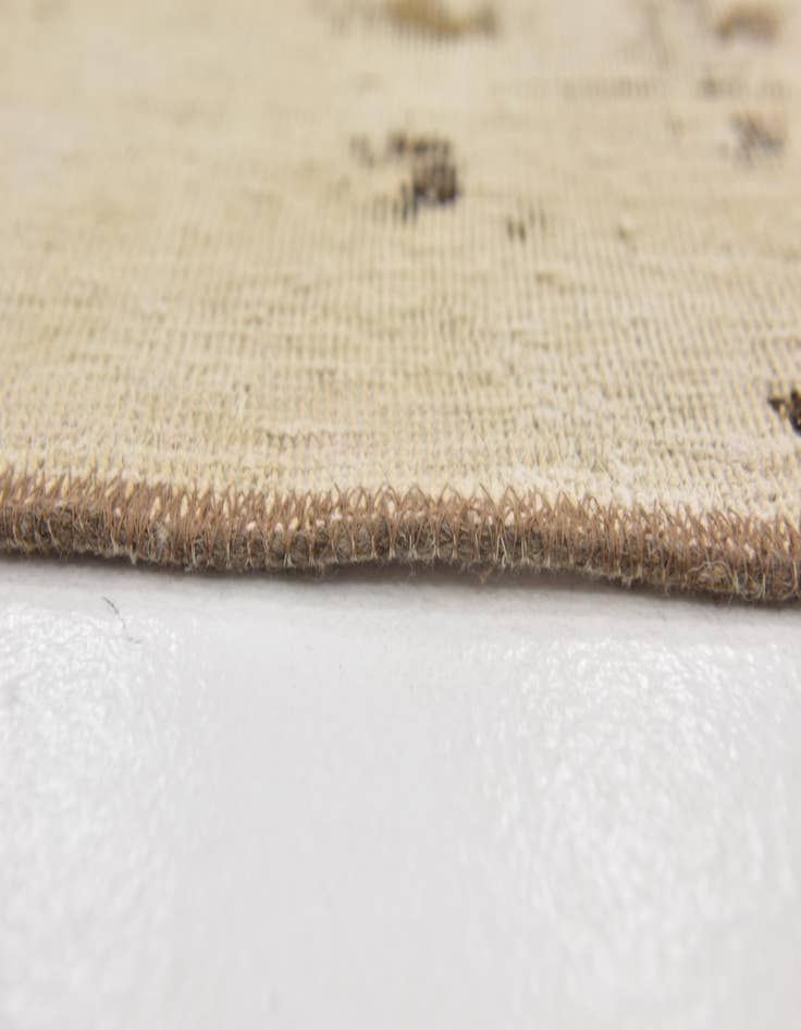 Detail image of 6' 8 x 9' 3  Hand Knotted Ultra Vintage Persian Wool Rug