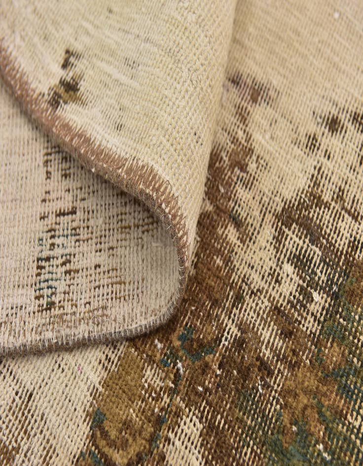 Detail image of 6' 8 x 9' 3  Hand Knotted Ultra Vintage Persian Wool Rug