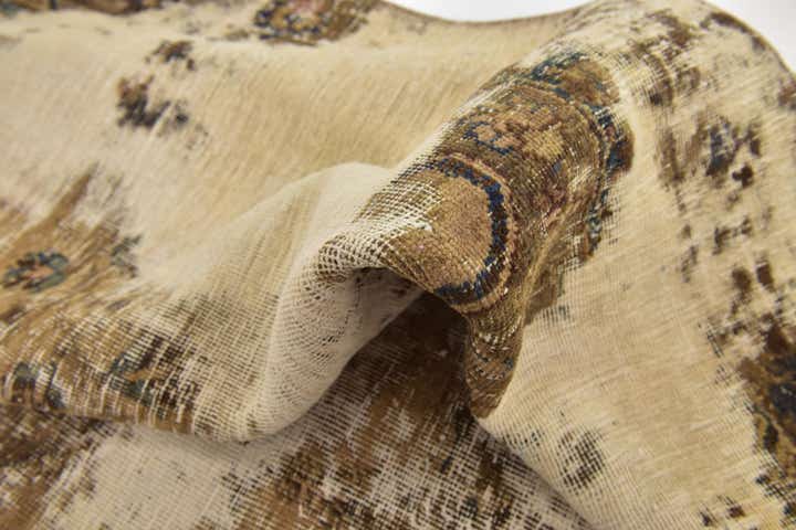 6' 8 x 9' 3 Hand Knotted Ultra Vintage Persian Wool Rug