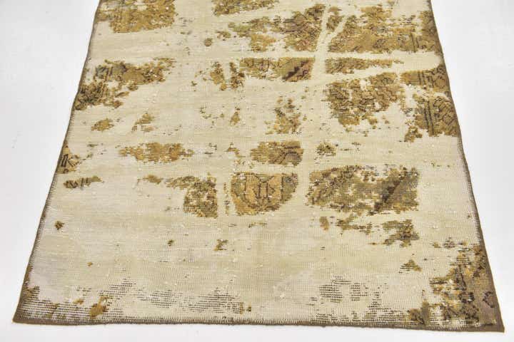 3' 9 x 6' Hand Knotted Ultra Vintage Persian Wool Rug