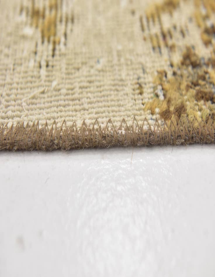 Detail image of 3' 9 x 6'  Hand Knotted Ultra Vintage Persian Wool Rug