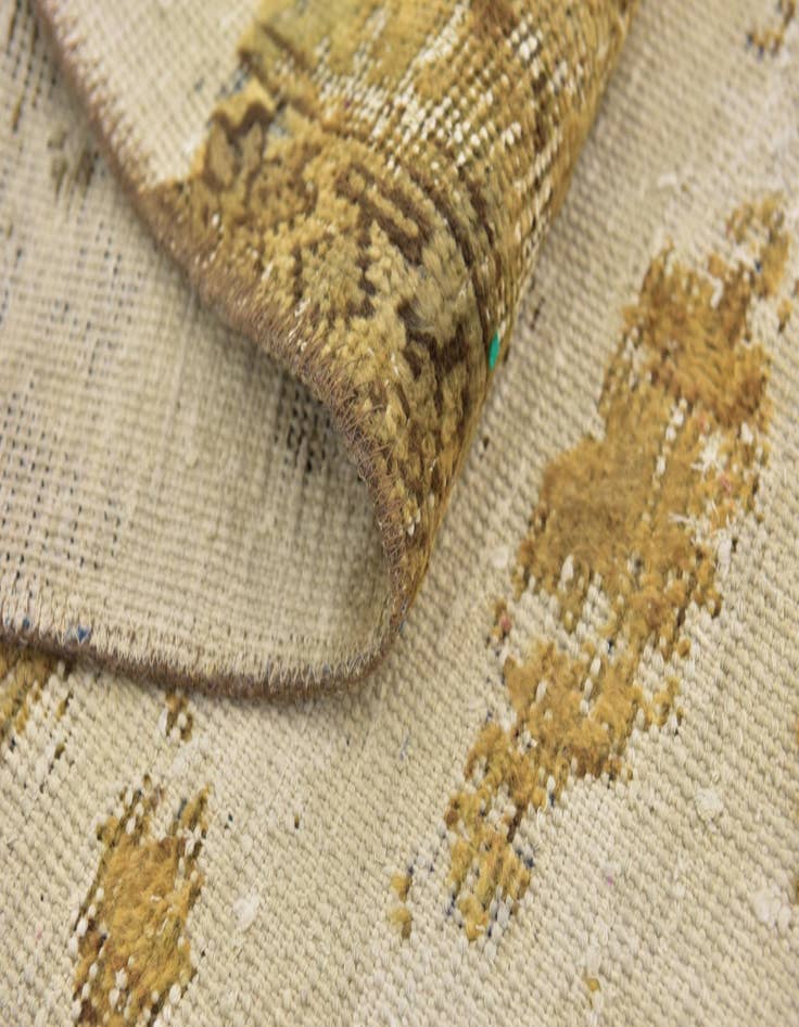 Detail image of 3' 9 x 6'  Hand Knotted Ultra Vintage Persian Wool Rug