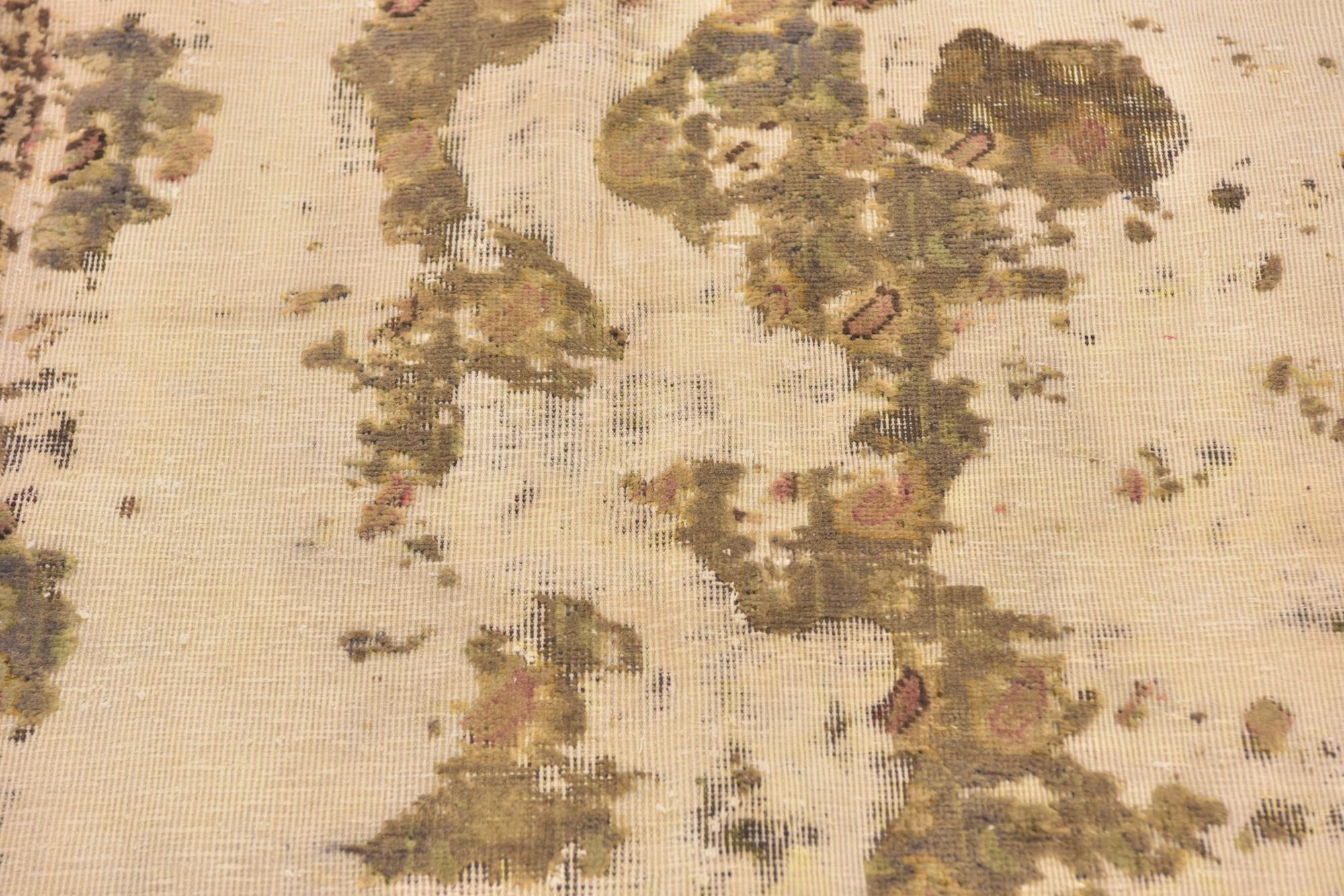 3' x 4' 2 Hand Knotted Ultra Vintage Persian Wool Rug