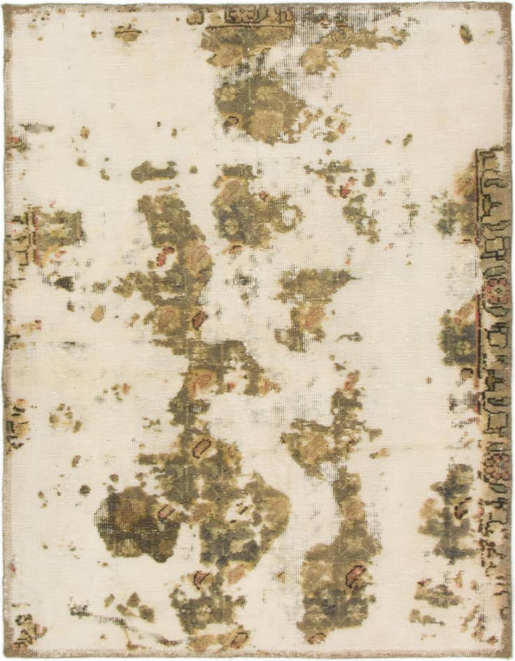 Detail image of 3' x 4' 2 Hand Knotted Ultra Vintage Persian Wool Rug