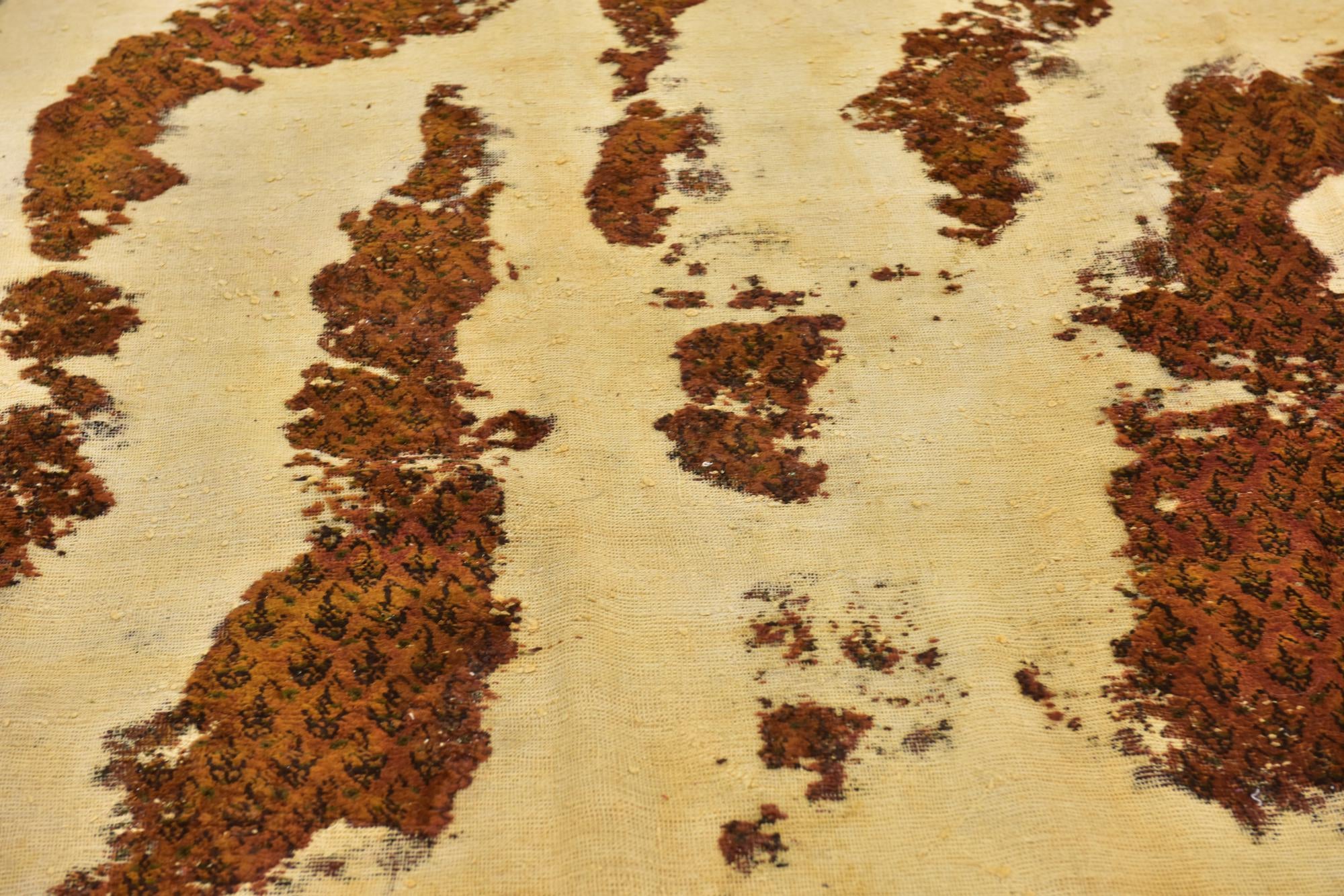 8' 1 x 10' 5 Hand Knotted Ultra Vintage Persian Wool Rug