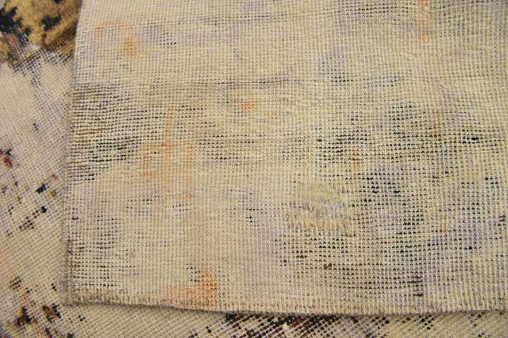 6' 2 x 7' 9 Hand Knotted Ultra Vintage Persian Wool Rug