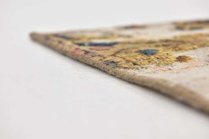 6' 2 x 7' 9 Hand Knotted Ultra Vintage Persian Wool Rug