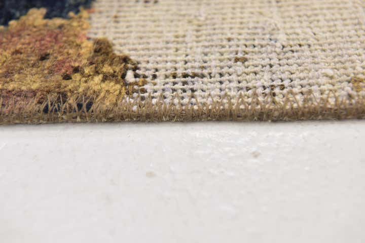 6' 2 x 7' 9 Hand Knotted Ultra Vintage Persian Wool Rug