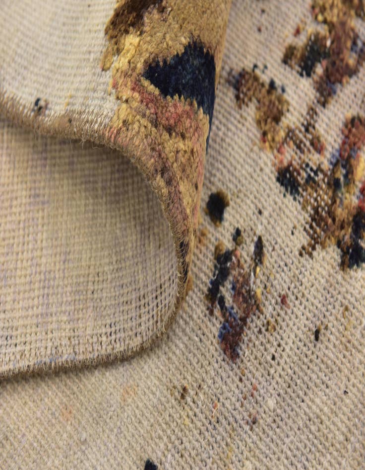 Detail image of 6' 2 x 7' 9  Hand Knotted Ultra Vintage Persian Wool Rug