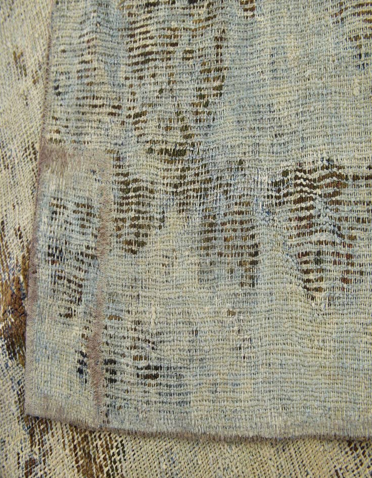 Detail image of 6' 2 x 8' 3  Hand Knotted Ultra Vintage Persian Wool Rug