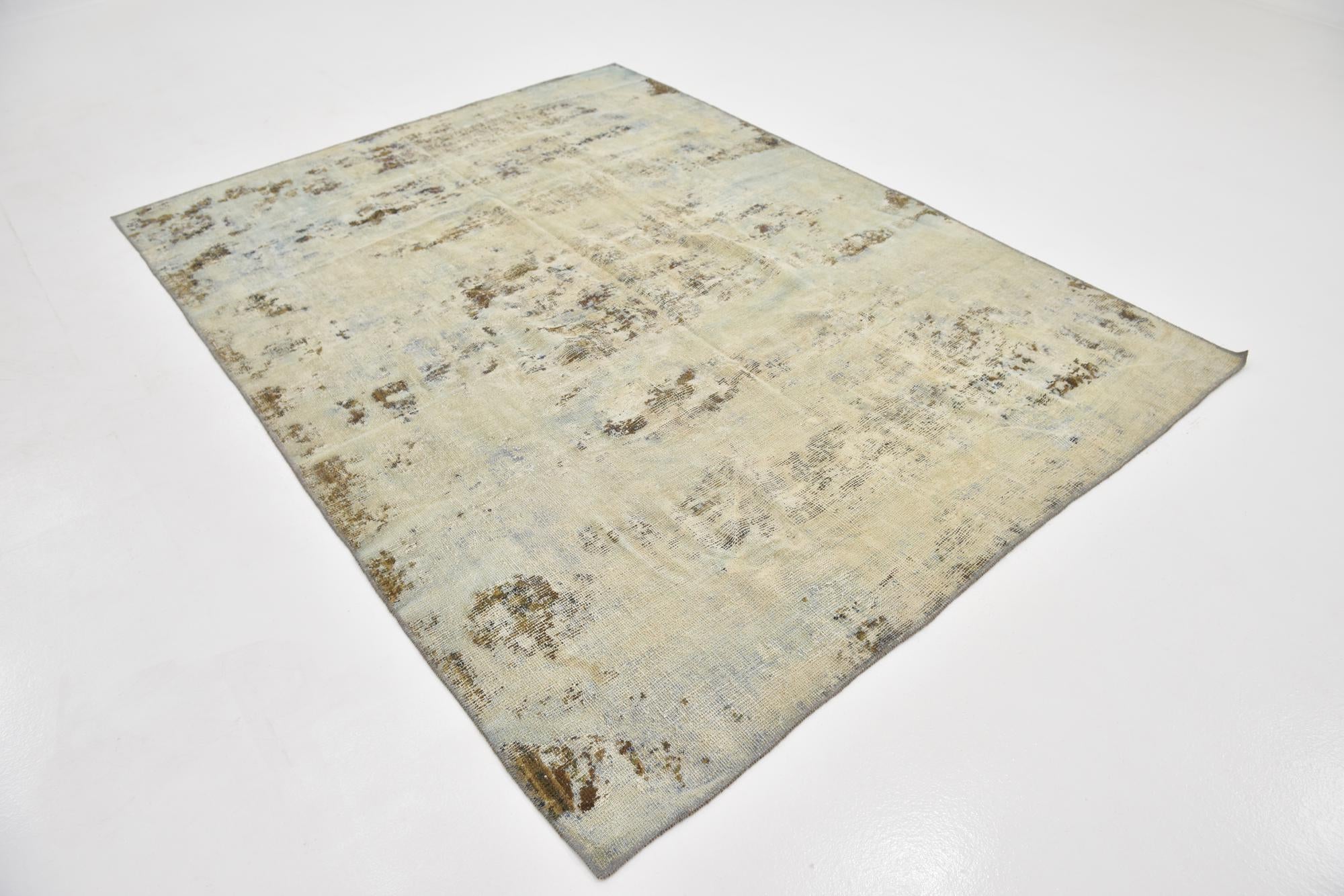6' 2 x 8' 3 Hand Knotted Ultra Vintage Persian Wool Rug