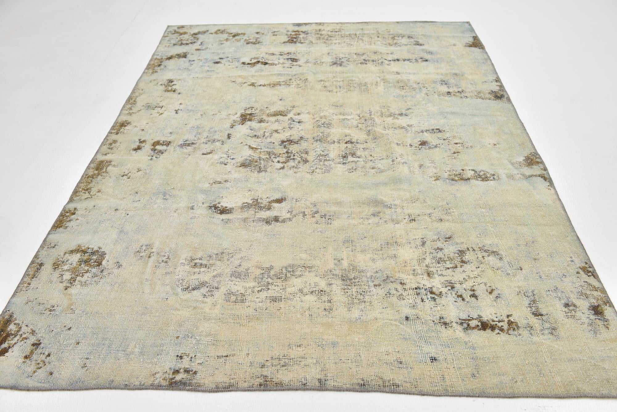6' 2 x 8' 3 Hand Knotted Ultra Vintage Persian Wool Rug