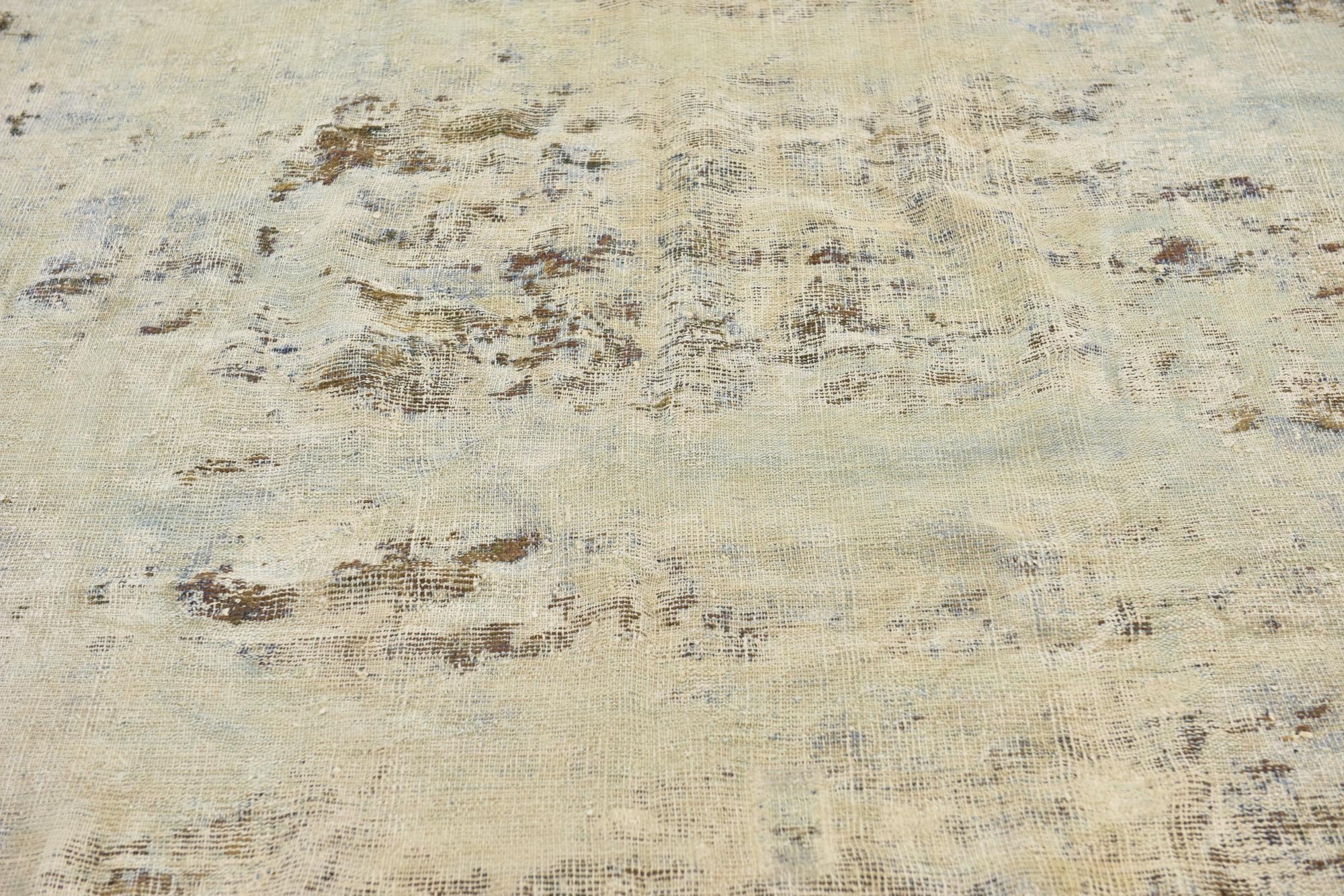 6' 2 x 8' 3 Hand Knotted Ultra Vintage Persian Wool Rug