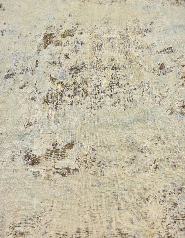 Detail image of 6' 2 x 8' 3  Hand Knotted Ultra Vintage Persian Wool Rug