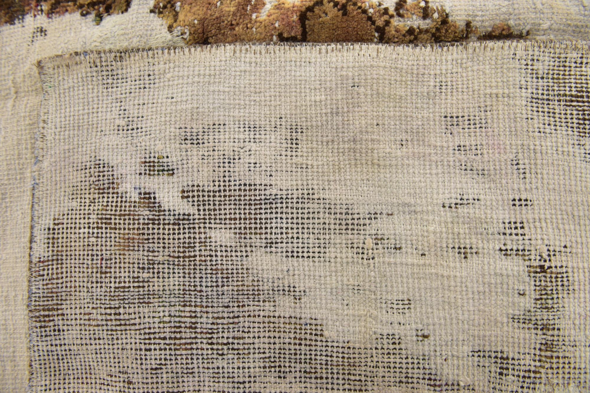 6' 2 x 8' 7 Hand Knotted Ultra Vintage Persian Wool Rug