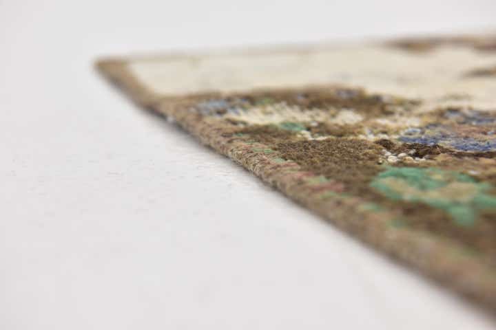 6' 2 x 8' 7 Hand Knotted Ultra Vintage Persian Wool Rug