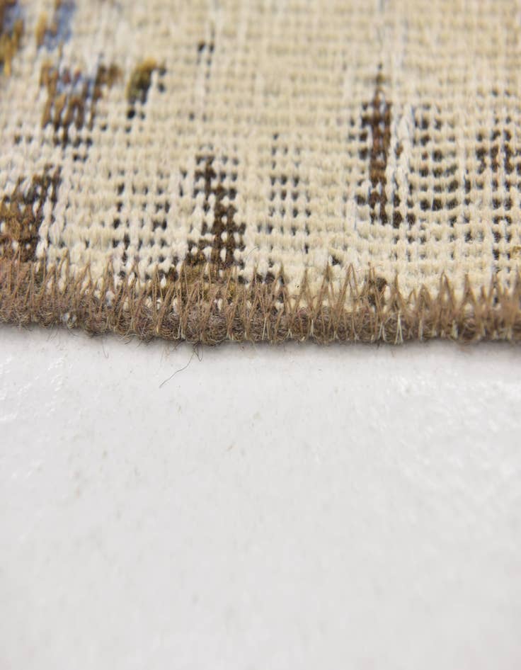 Detail image of 6' 2 x 8' 7  Hand Knotted Ultra Vintage Persian Wool Rug