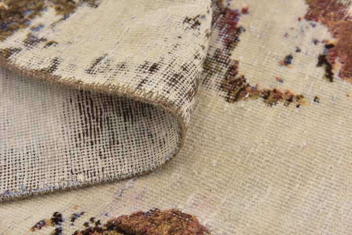 6' 2 x 8' 7 Hand Knotted Ultra Vintage Persian Wool Rug