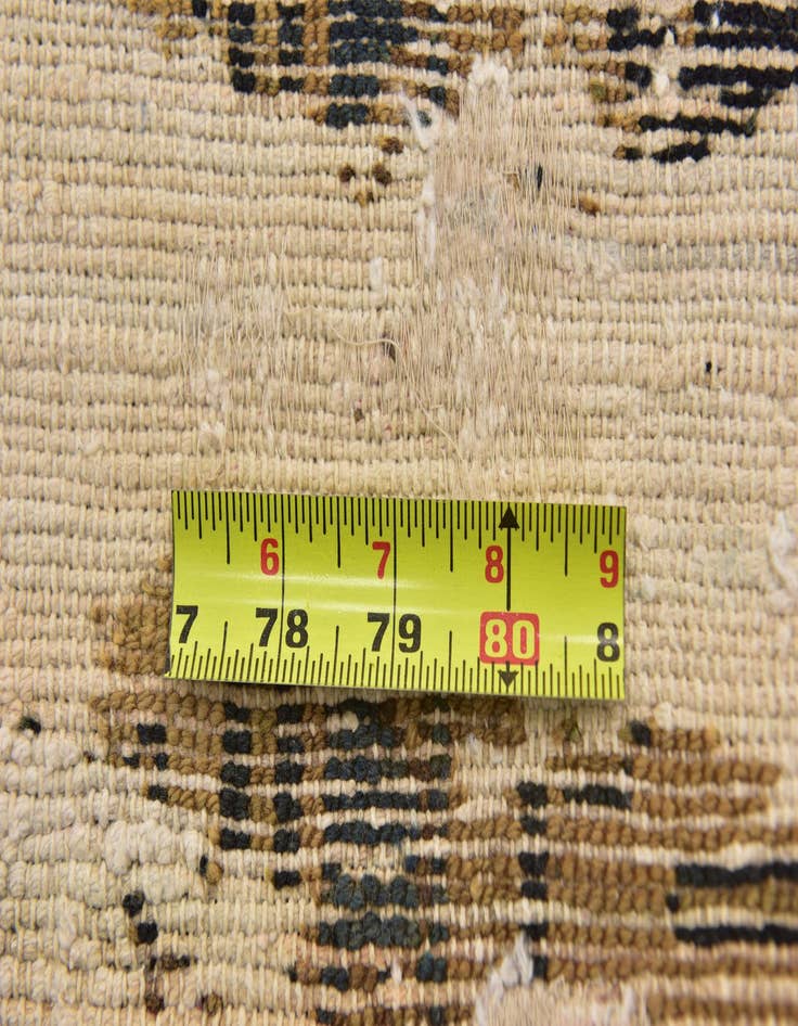 Detail image of 3' 2 x 4' 4  Hand Knotted Ultra Vintage Persian Wool Rug