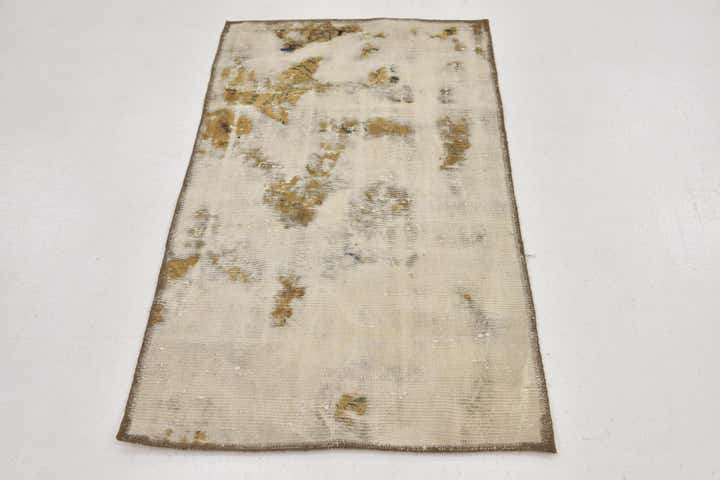 2' 7 x 4' 5 Hand Knotted Ultra Vintage Persian Wool Rug