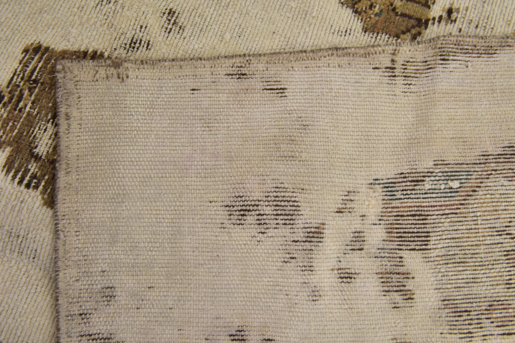 3' 6 x 6' 9 Hand Knotted Ultra Vintage Persian Wool Rug