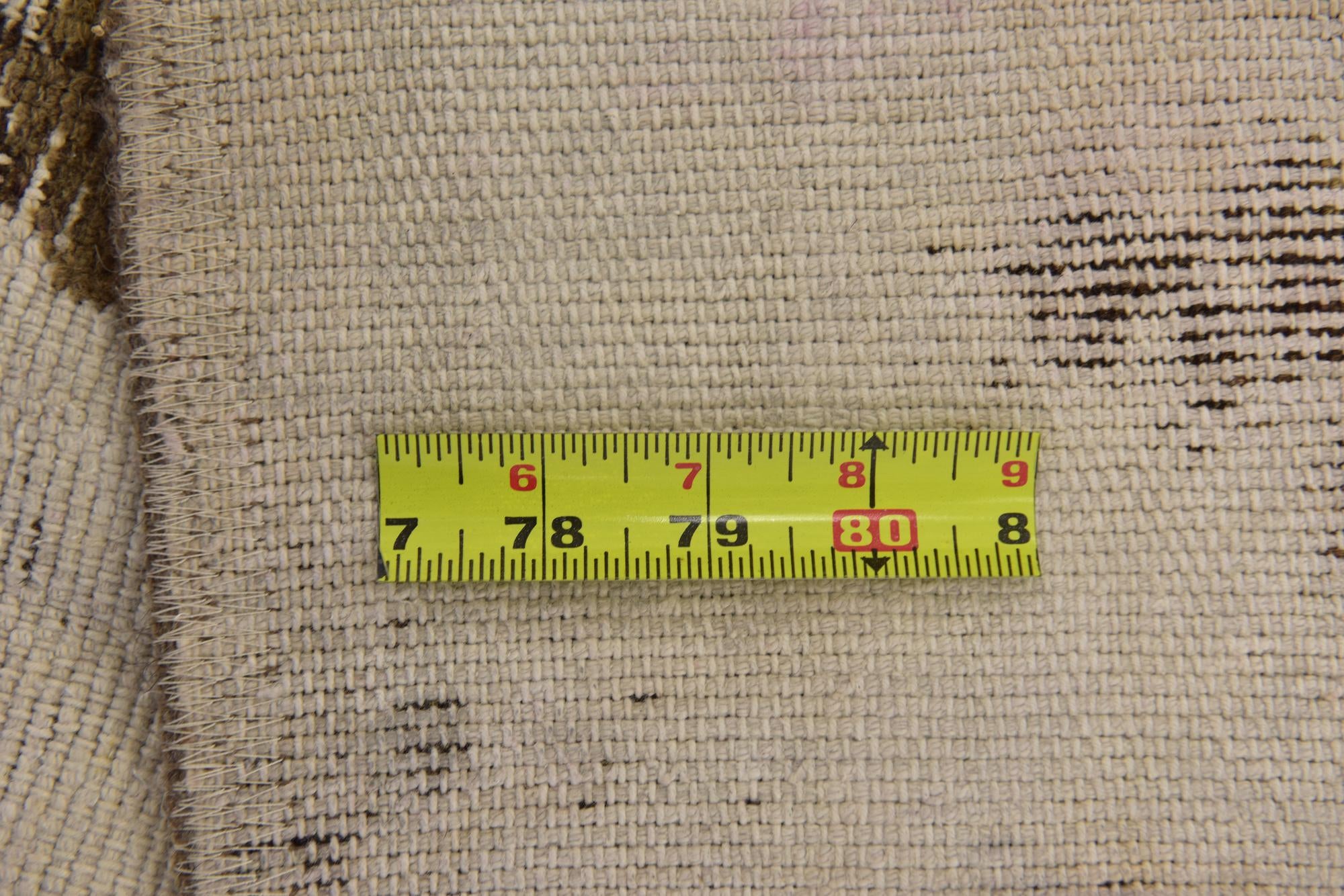 3' 6 x 6' 9 Hand Knotted Ultra Vintage Persian Wool Rug