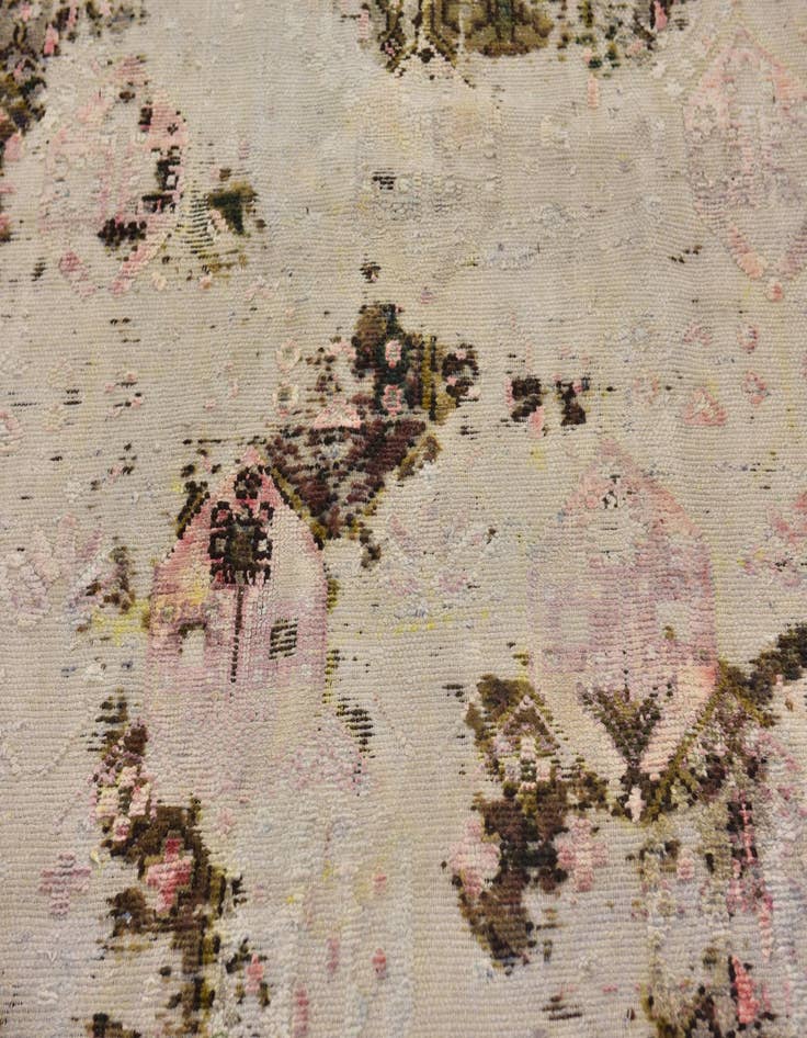 Detail image of 5' 4 x 6' 5  Hand Knotted Ultra Vintage Persian Wool Rug