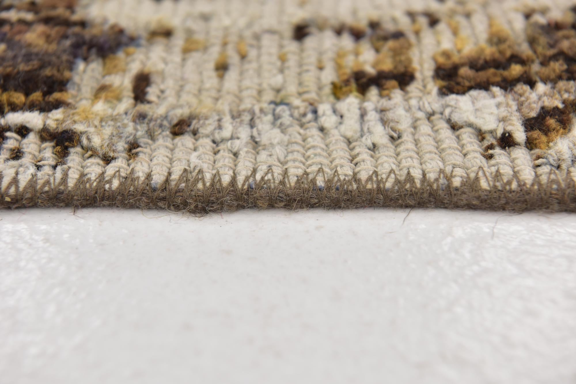 5' 4 x 6' 5 Hand Knotted Ultra Vintage Persian Wool Rug