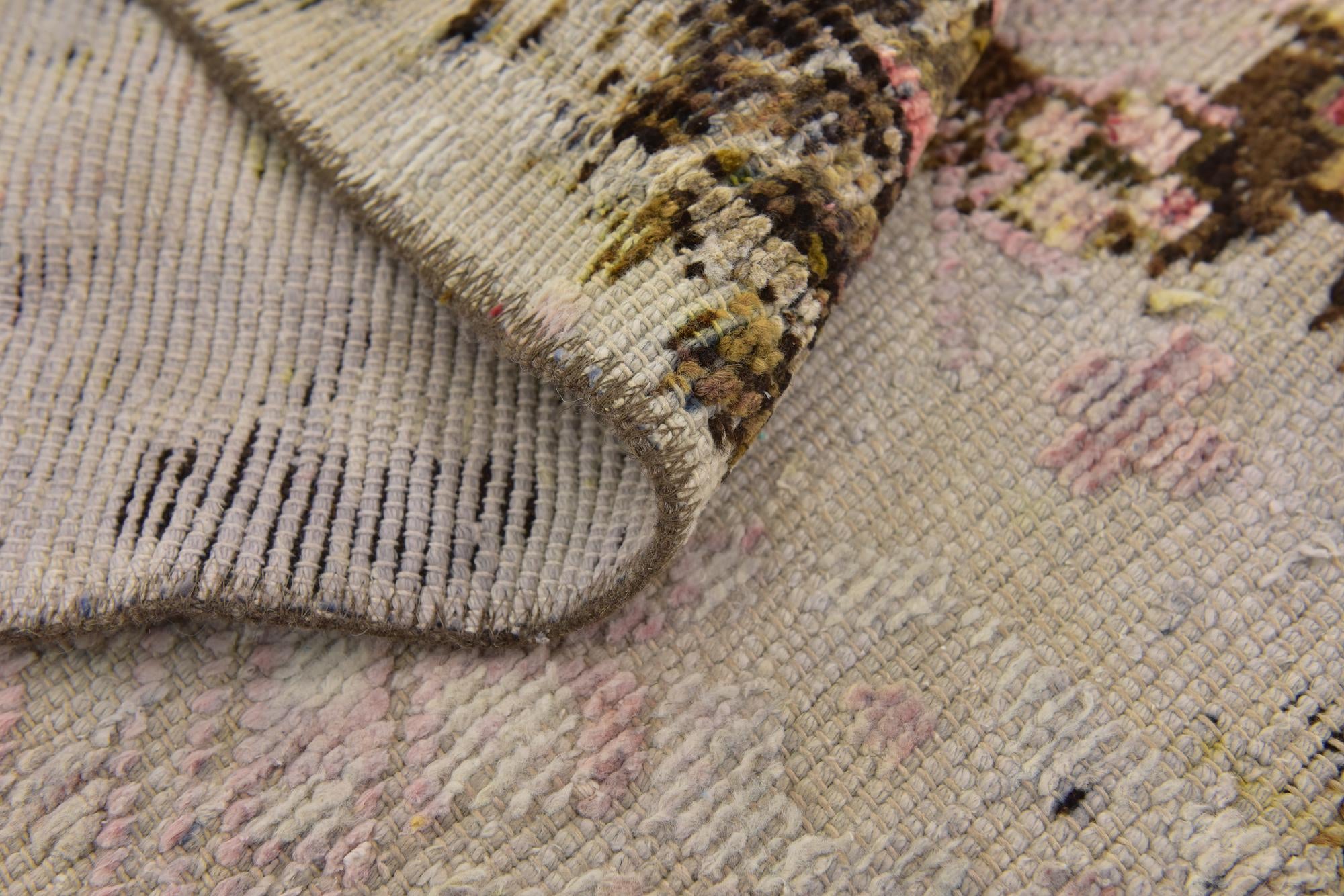 5' 4 x 6' 5 Hand Knotted Ultra Vintage Persian Wool Rug