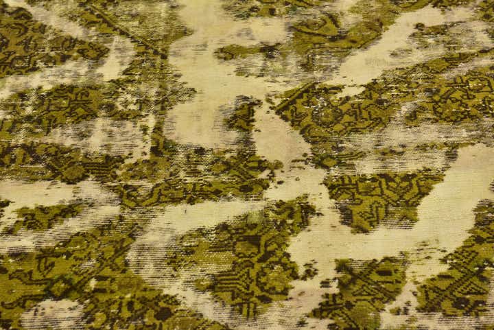 6' 2 x 9' 6 Hand Knotted Ultra Vintage Persian Wool Rug