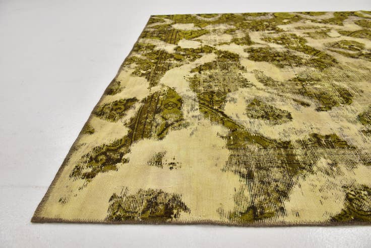 Detail image of 6' 2 x 9' 6 Hand Knotted Ultra Vintage Persian Wool Rug