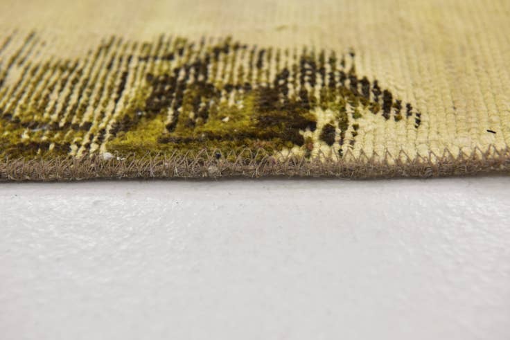 Detail image of 6' 2 x 9' 6 Hand Knotted Ultra Vintage Persian Wool Rug