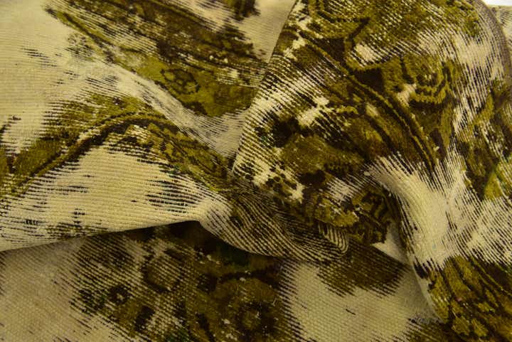 6' 2 x 9' 6 Hand Knotted Ultra Vintage Persian Wool Rug