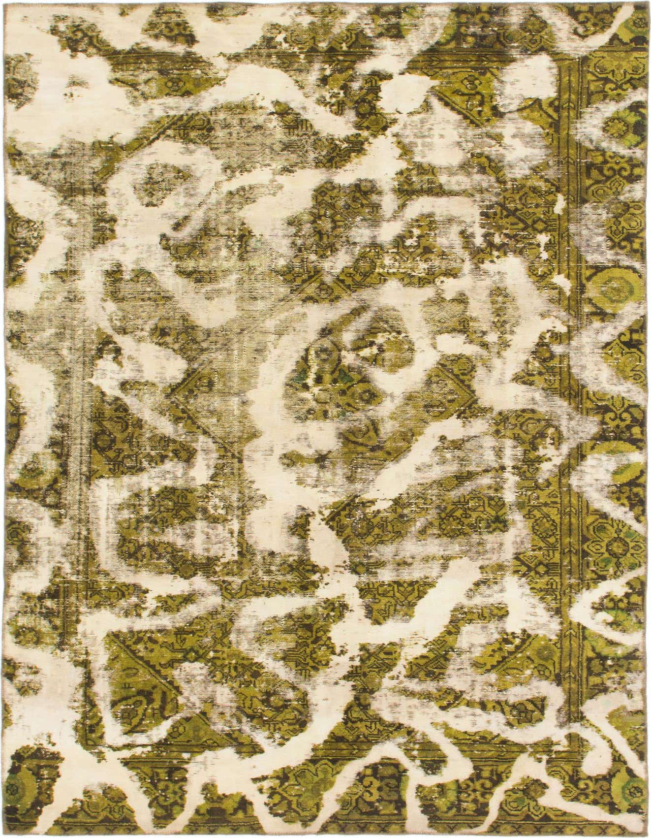 Primary image 6' 2 x 9' 6  Hand Knotted Ultra Vintage Persian Wool Rug