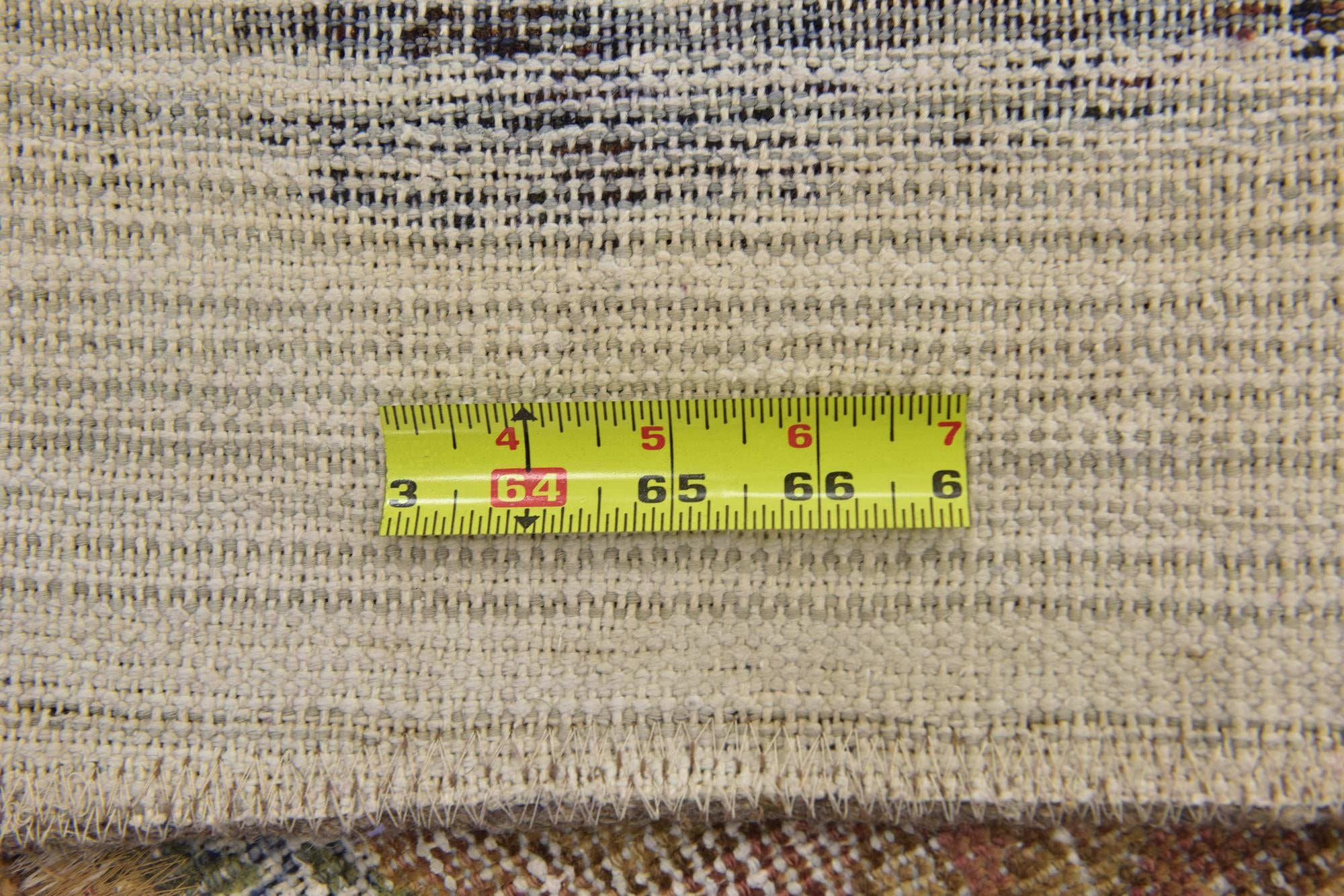6' 3 x 9' Hand Knotted Ultra Vintage Persian Wool Rug