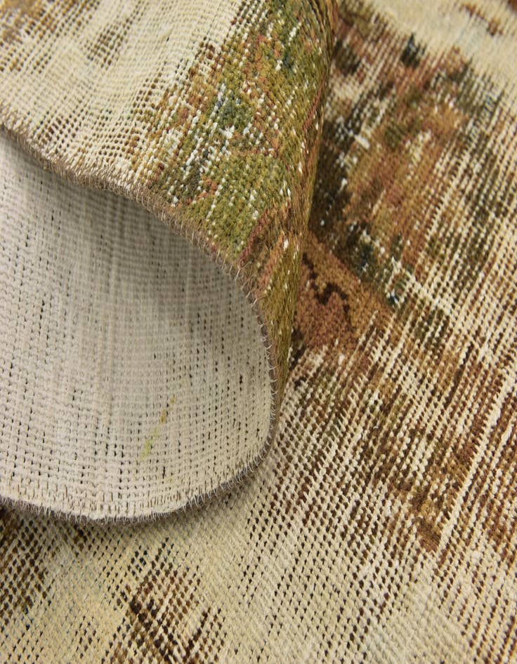 Detail image of 6' x 7' 10  Hand Knotted Ultra Vintage Persian Wool Rug