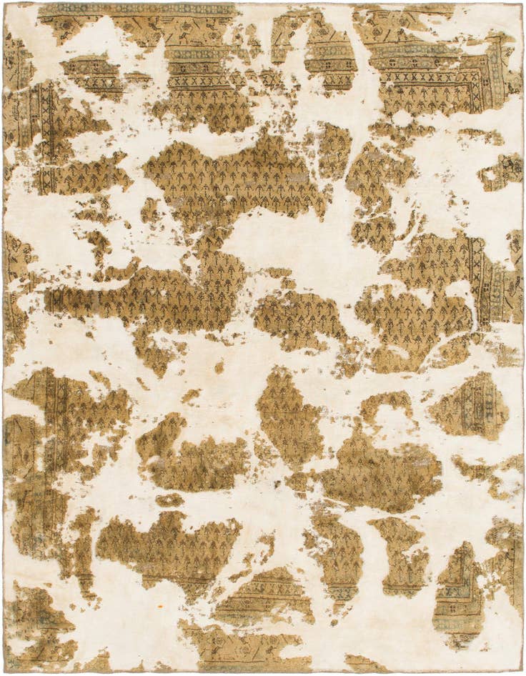 Detail image of 6' x 8' 5 Hand Knotted Ultra Vintage Persian Wool Rug