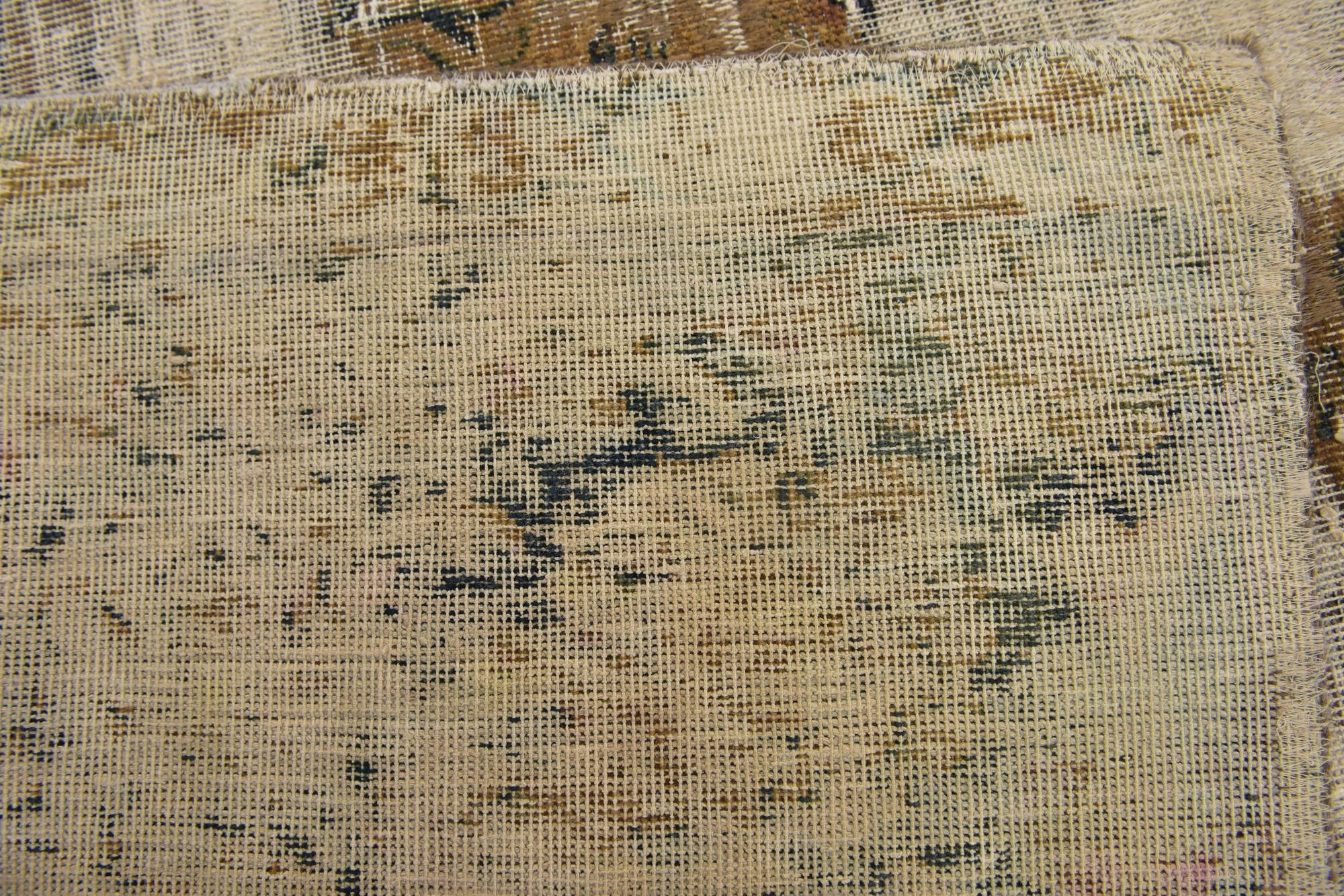 8' x 11' 6 Hand Knotted Ultra Vintage Persian Wool Rug