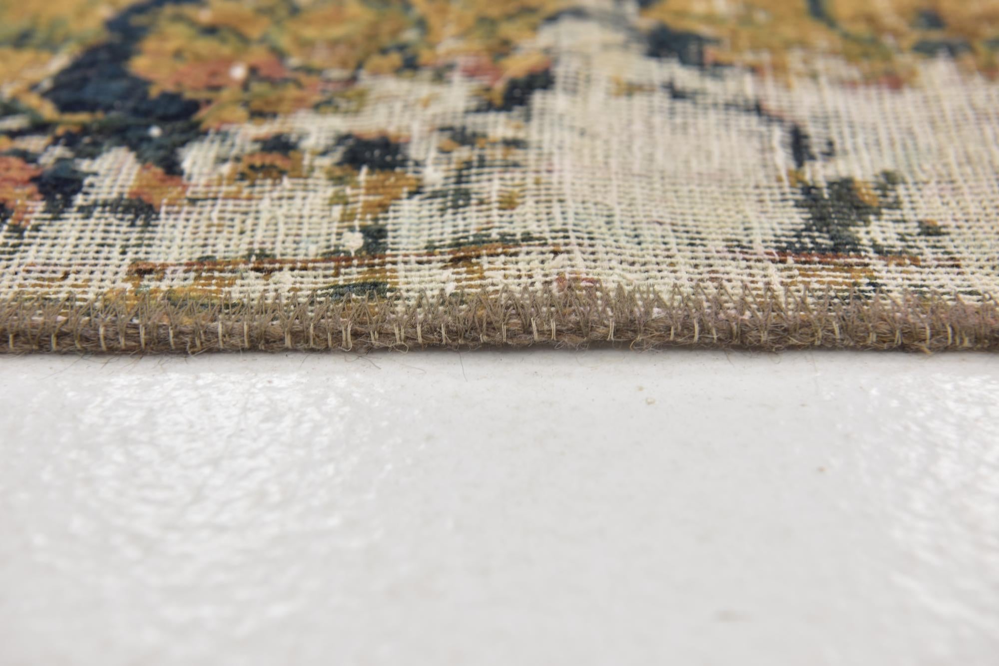 8' x 11' 6 Hand Knotted Ultra Vintage Persian Wool Rug