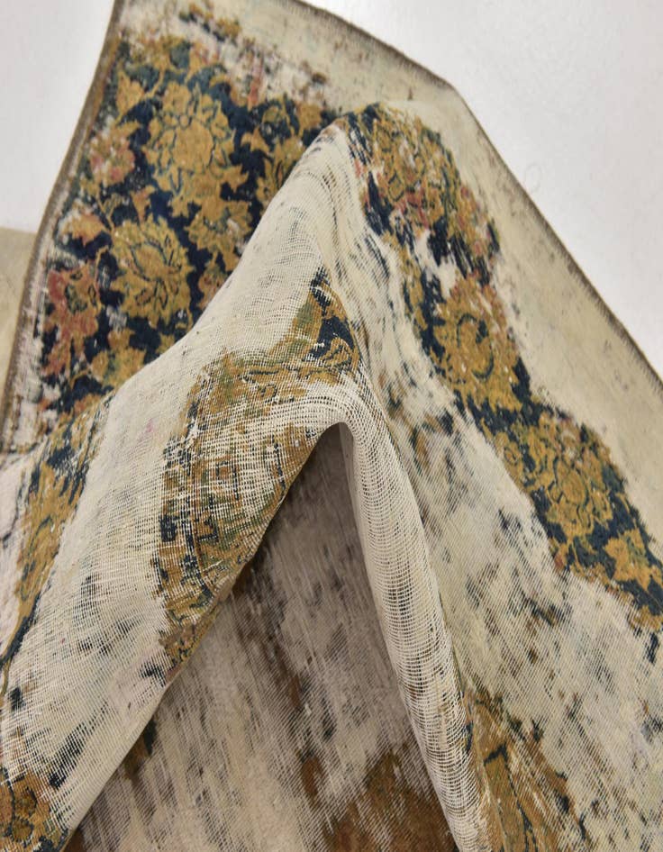 Detail image of 8' x 11' 6  Hand Knotted Ultra Vintage Persian Wool Rug